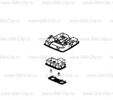 Фонарь освещения салона Chevrolet Orlando