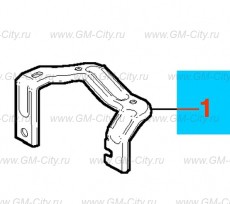 Кронштейн электропроводки двигателя Chevrolet Cobalt