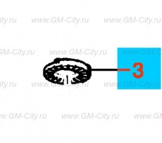 Изолятор задней ружыны нижний Chevrolet Cobalt