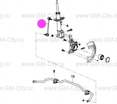 Стойка стабилизатора передняя Chevrolet Spark M300