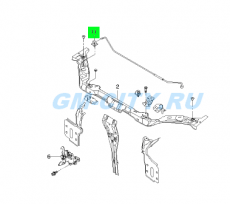 Держатель опоры капота Chevrolet Lanos