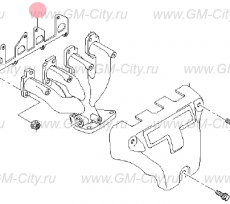 Прокладка выпускного коллектора Chevrolet Lanos