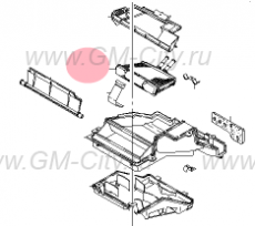 Радиатор отопителя Chevrolet Lanos