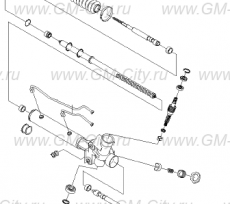 Наконечник рулевой тяги левый Chevrolet Rezzo