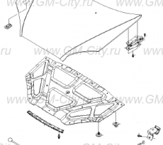 Трос капота Chevrolet Rezzo