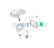 Люк бензобака Chevrolet Lanos