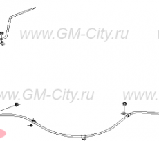 Трос ручного тормоза Chevrolet Rezzo