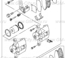 Колодки тормозные передние Chevrolet Lanos