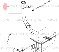 Горловина бачка стеклоомывателя Chevrolet Rezzo