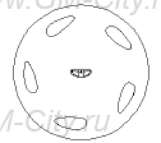 Колпак колеса Chevrolet Lanos