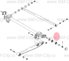 Подшипник задней ступицы внешний Chevrolet Spark M200