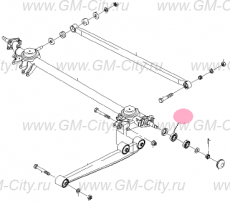Подшипник задней ступицы внутренний Chevrolet Spark M200