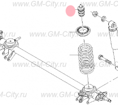 Отбойник амортизатора заднего Chevrolet Spark M200