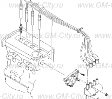 Катушка зажигания Chevrolet Lanos