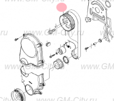 Шестерня распредвала Chevrolet Spark M200