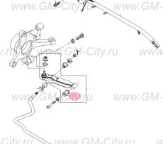 Сайлентблок рычага переднего Chevrolet Spark M200