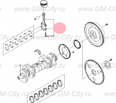 Шатун 2,5 Chevrolet Epica