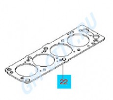 Прокладка головки блока 8v Chevrolet Lanos