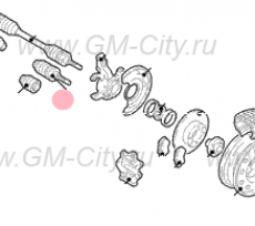 Шрус наружный без абс Chevrolet Spark M200