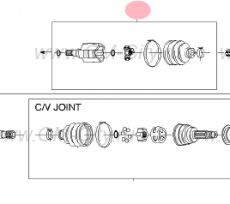 Шрус внутрений Chevrolet Spark M200