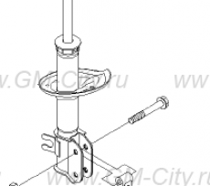 Отбойник переднего амортизатора Chevrolet Spark M200