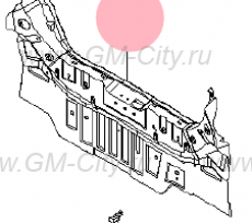 Панель задняя хэтчбек Chevrolet Aveo T255