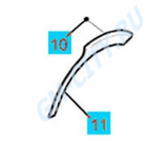 Молдинг крыла заднего левого Chevrolet Captiva C140