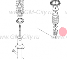 Отбойник заднего амортизатора Chevrolet Epica