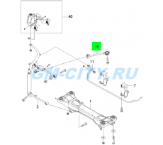 Рычаг задний продольный правый Chevrolet Epica