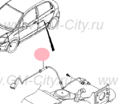 Датчик абс задний Chevrolet Spark M200