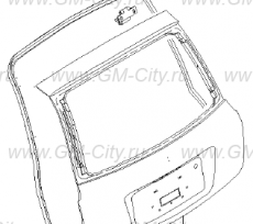 Крышка багажника Chevrolet Rezzo