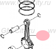 Шатун Chevrolet Aveo T255