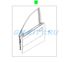 Дверь передняя правая Chevrolet Lacetti
