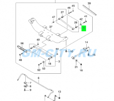 Рычаг задний поперечный Chevrolet Lacetti