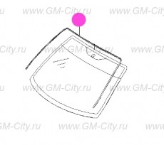 Молдинг лобового стекла Chevrolet Spark M200