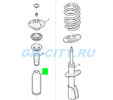 Пыльник амортизатора переднего Chevrolet Captiva C100