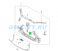 Панель передняя нижняя Chevrolet Epica