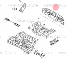 Панель задняя Chevrolet Epica