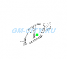 Порог правый Chevrolet Epica