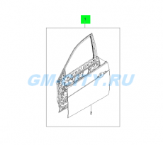 Дверь передняя правая Chevrolet Epica