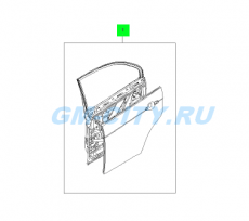 Дверь задняя правая Chevrolet Epica