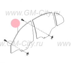 Стекло двери передней левой Chevrolet Epica