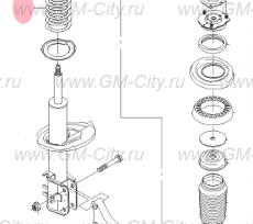 Пружина передняя Chevrolet Epica