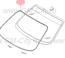 Молдинг стекла лобового Chevrolet Aveo T255