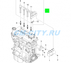Провода высоковольтные 1.2l Chevrolet Aveo T255