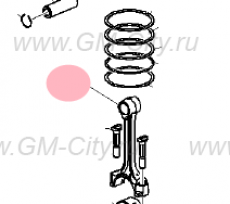 Шатун 4-х цилиндровый двигатель Chevrolet Spark M200