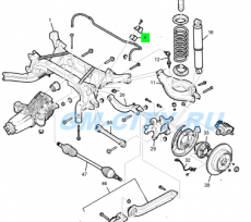Втулка стабилизатора задняя Chevrolet Captiva C140