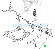 Рычаг передний правый Chevrolet Captiva C100
