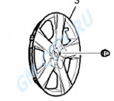 Колпак колеса Chevrolet Captiva C100