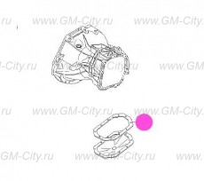 Прокладка поддона мкпп 11 отверстий Chevrolet Lacetti